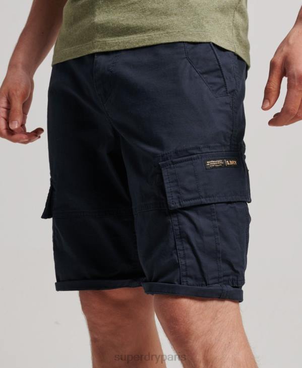 Superdry Hommes short cargo en coton biologique D64Z75 vêtements marine