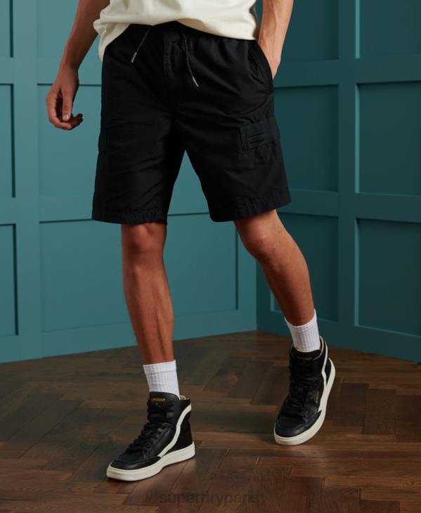 Superdry Hommes short cargo utilitaire D64Z382 vêtements noir