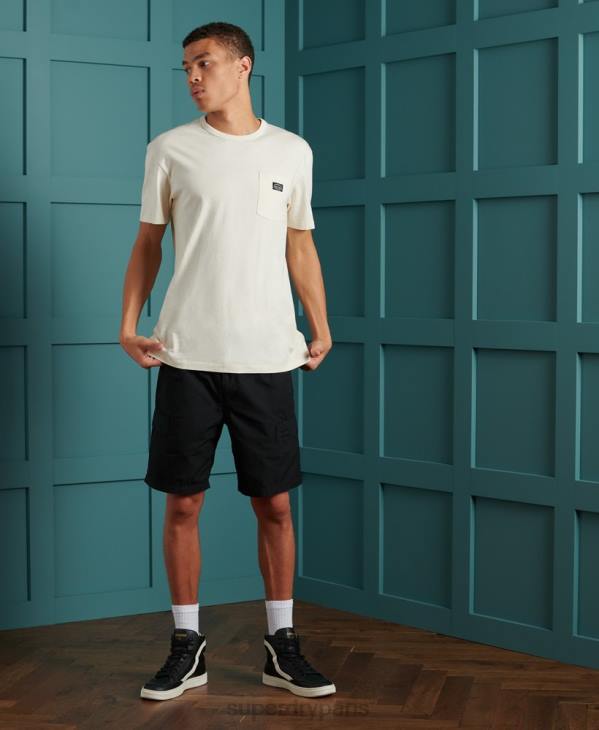 Superdry Hommes short cargo utilitaire D64Z382 vêtements noir
