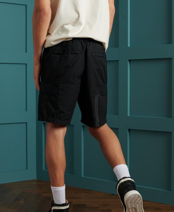 Superdry Hommes short cargo utilitaire D64Z382 vêtements noir