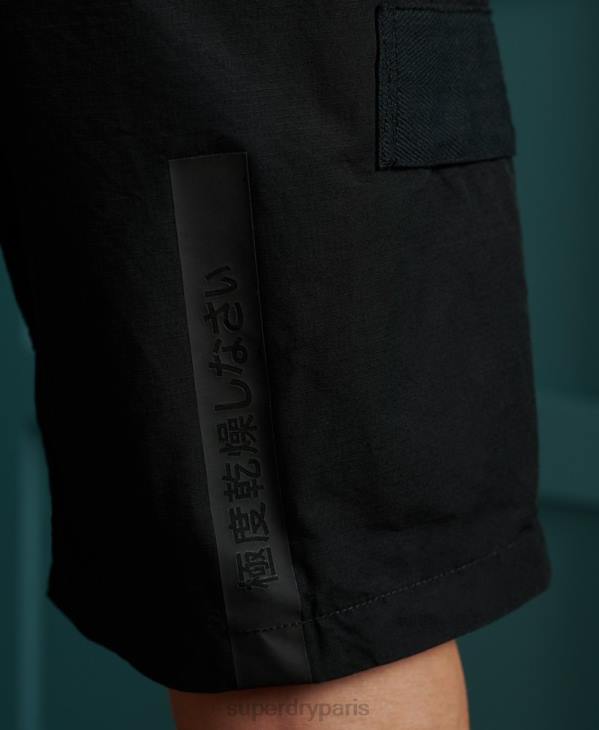 Superdry Hommes short cargo utilitaire D64Z382 vêtements noir