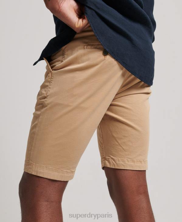 Superdry Hommes short chino core D64Z245 vêtements beige
