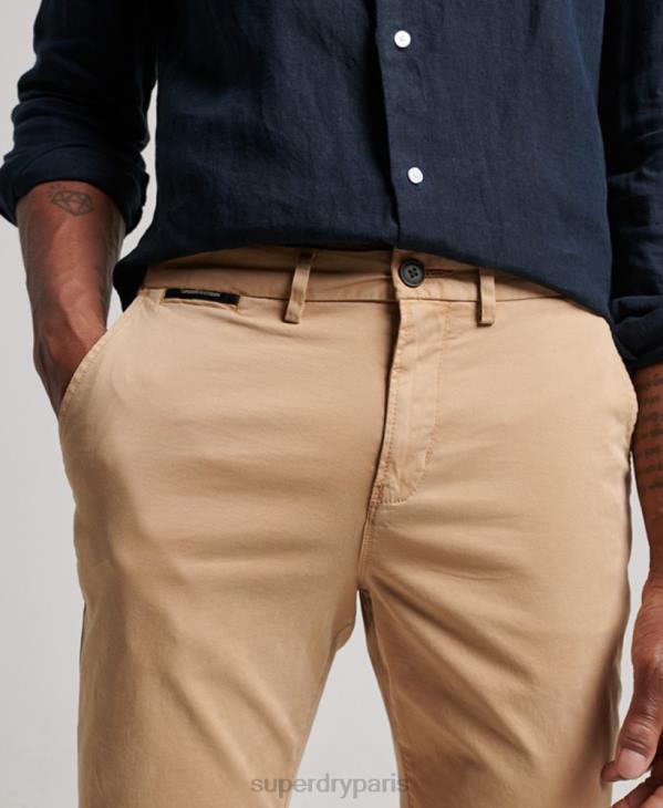 Superdry Hommes short chino core D64Z245 vêtements beige
