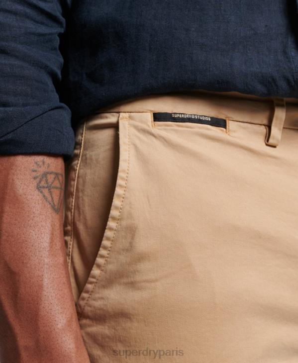 Superdry Hommes short chino core D64Z245 vêtements beige
