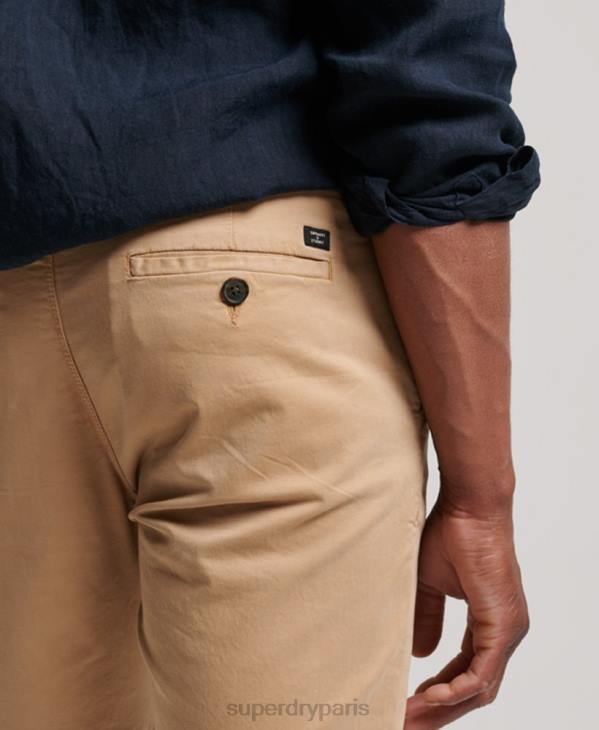 Superdry Hommes short chino core D64Z245 vêtements beige