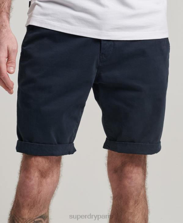 Superdry Hommes short chino core D64Z247 vêtements marine