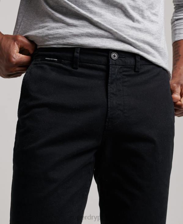 Superdry Hommes short chino core D64Z255 vêtements noir