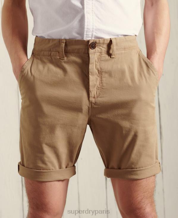 Superdry Hommes short chino international D64Z6495 vêtements jaune