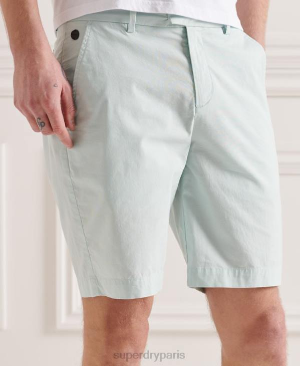 Superdry Hommes short chino presse-papiers D64Z6494 vêtements bleu clair