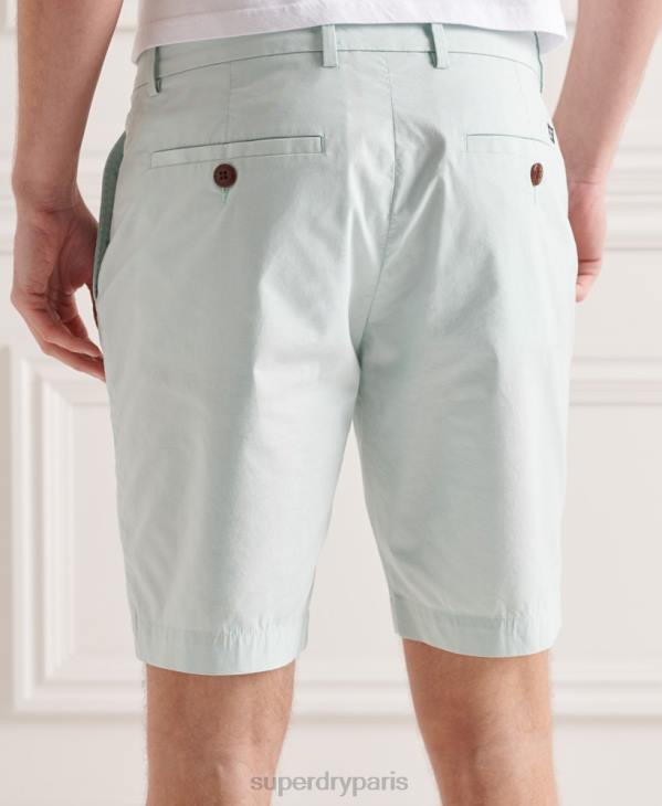 Superdry Hommes short chino presse-papiers D64Z6494 vêtements bleu clair
