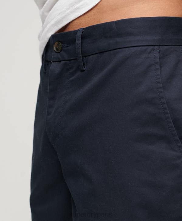Superdry Hommes short chino slim stretch D64Z103 vêtements marine