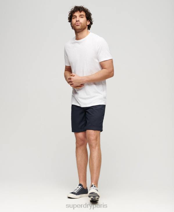Superdry Hommes short chino slim stretch D64Z103 vêtements marine