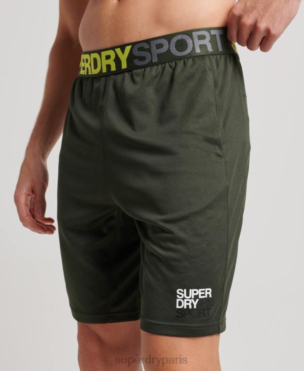 Superdry Hommes short décontracté D64Z1404 vêtements vert