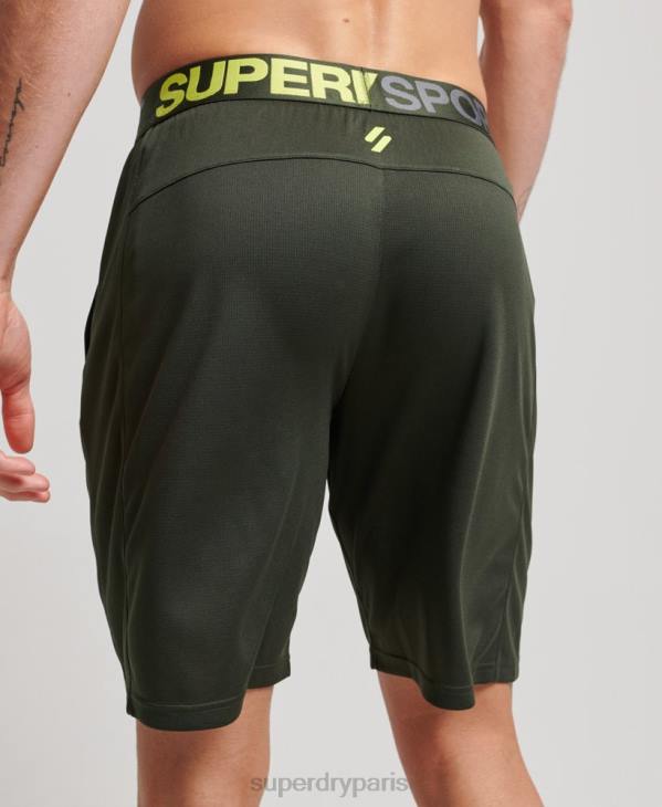 Superdry Hommes short décontracté D64Z1404 vêtements vert