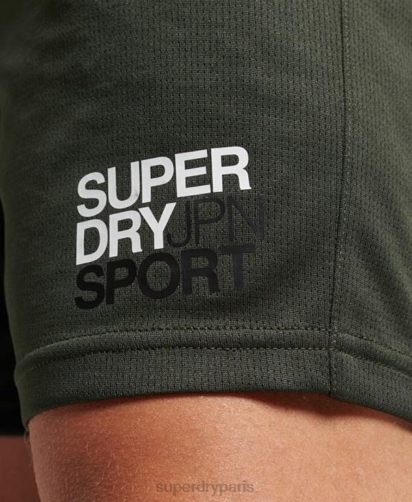 Superdry Hommes short décontracté D64Z1404 vêtements vert