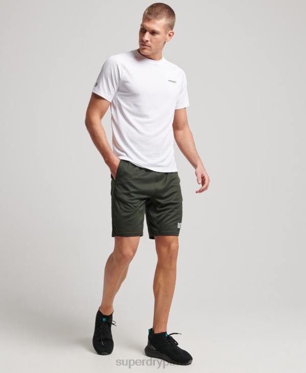 Superdry Hommes short décontracté D64Z1404 vêtements vert