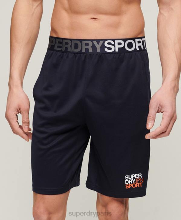 Superdry Hommes short décontracté D64Z1406 vêtements marine