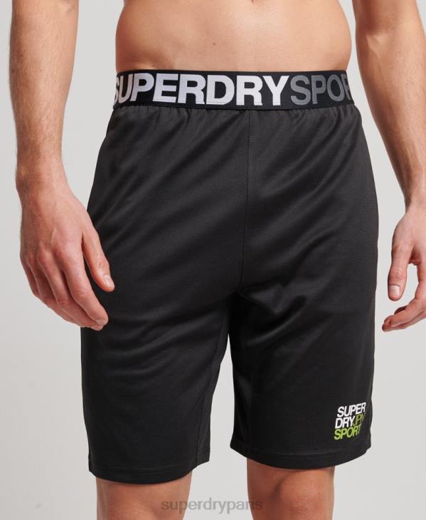Superdry Hommes short décontracté D64Z1411 vêtements noir