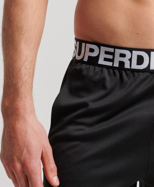 Superdry Hommes short décontracté D64Z1411 vêtements noir