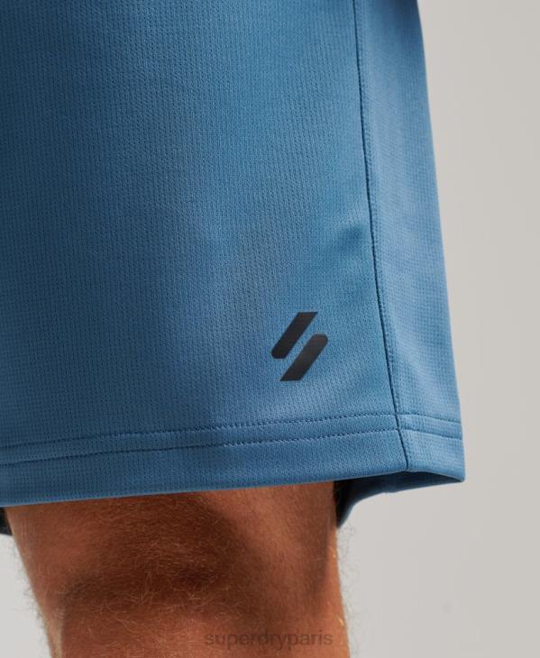 Superdry Hommes short décontracté D64Z298 vêtements bleu