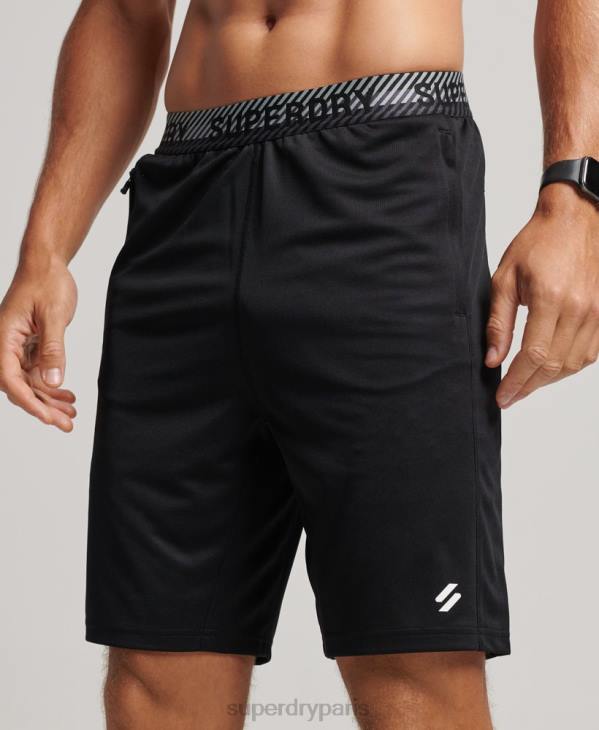 Superdry Hommes short décontracté D64Z316 vêtements noir