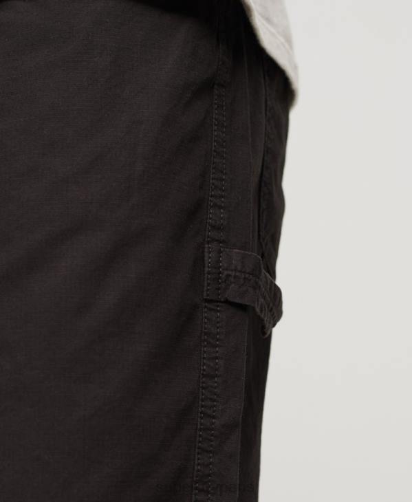 Superdry Hommes short de charpentier D64Z87 vêtements noir
