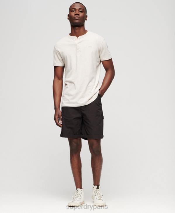 Superdry Hommes short de charpentier D64Z87 vêtements noir