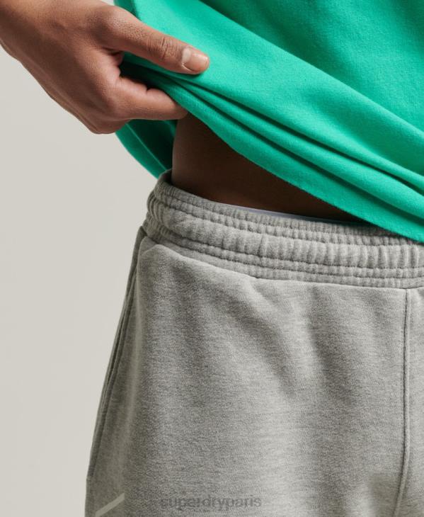 Superdry Hommes short de sport code core D64Z323 vêtements gris