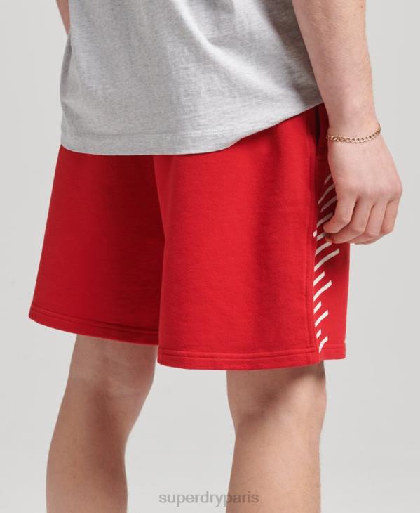 Superdry Hommes short de sport code core D64Z338 vêtements rouge