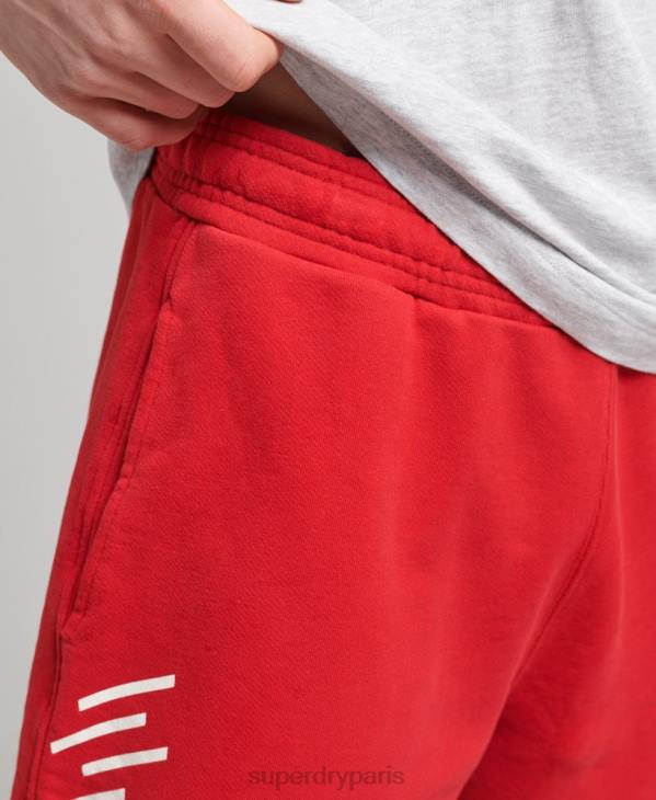 Superdry Hommes short de sport code core D64Z338 vêtements rouge