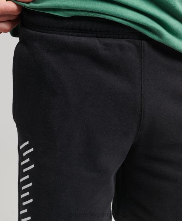 Superdry Hommes short de sport code core D64Z347 vêtements noir