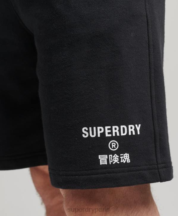Superdry Hommes short de sport code core D64Z347 vêtements noir