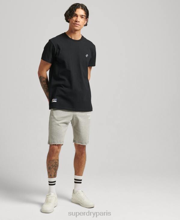Superdry Hommes short de sport code core D64Z378 vêtements gris