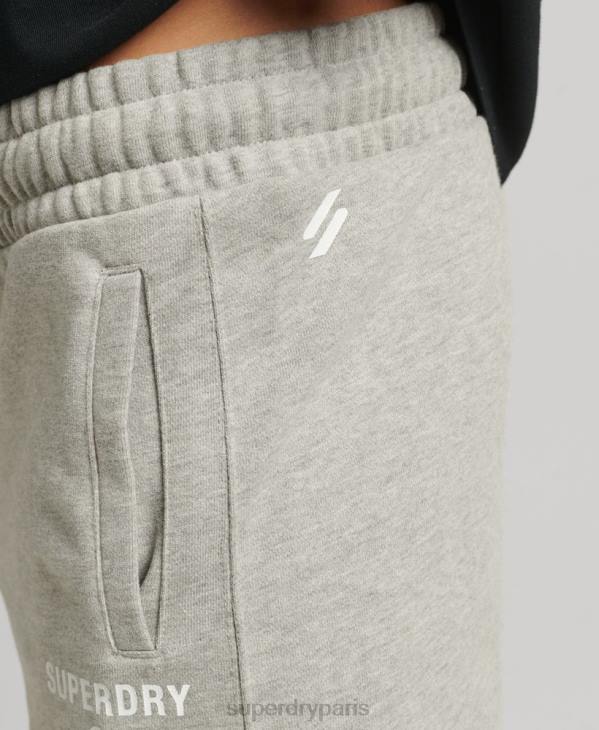 Superdry Hommes short de sport code core D64Z378 vêtements gris
