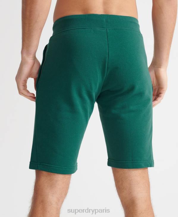 Superdry Hommes short de sport d'entraînement D64Z371 vêtements vert