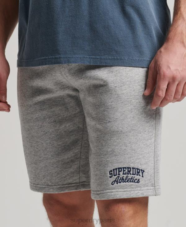 Superdry Hommes short de sport vintage D64Z94 vêtements gris