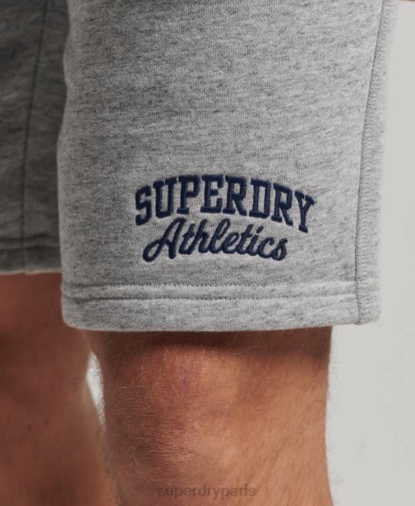 Superdry Hommes short de sport vintage D64Z94 vêtements gris