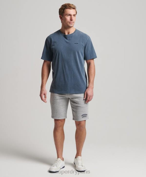 Superdry Hommes short de sport vintage D64Z94 vêtements gris