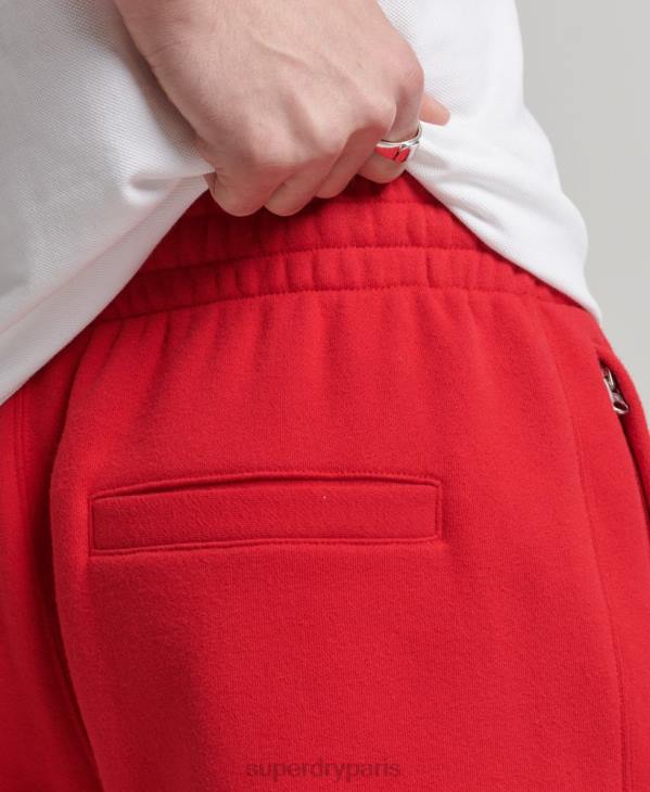 Superdry Hommes short de survêtement à code appliqué D64Z366 vêtements rouge