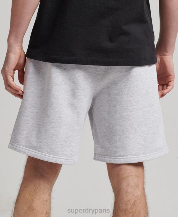 Superdry Hommes short de survêtement à code appliqué D64Z374 vêtements gris
