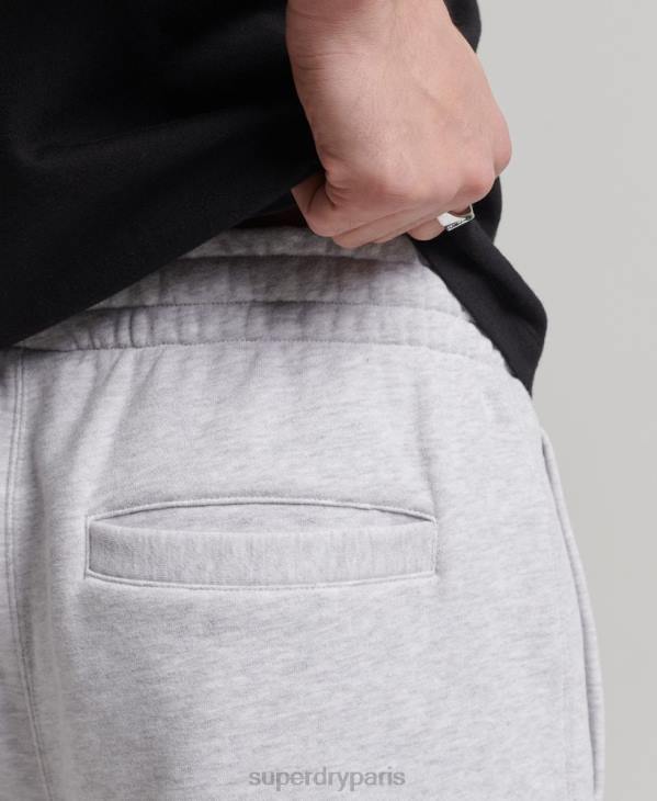 Superdry Hommes short de survêtement à code appliqué D64Z374 vêtements gris