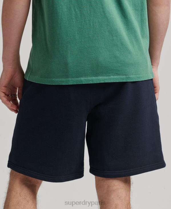 Superdry Hommes short de survêtement à code appliqué D64Z380 vêtements marine