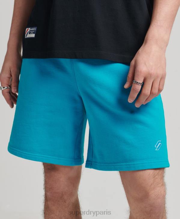 Superdry Hommes short de survêtement essentiel D64Z365 vêtements bleu