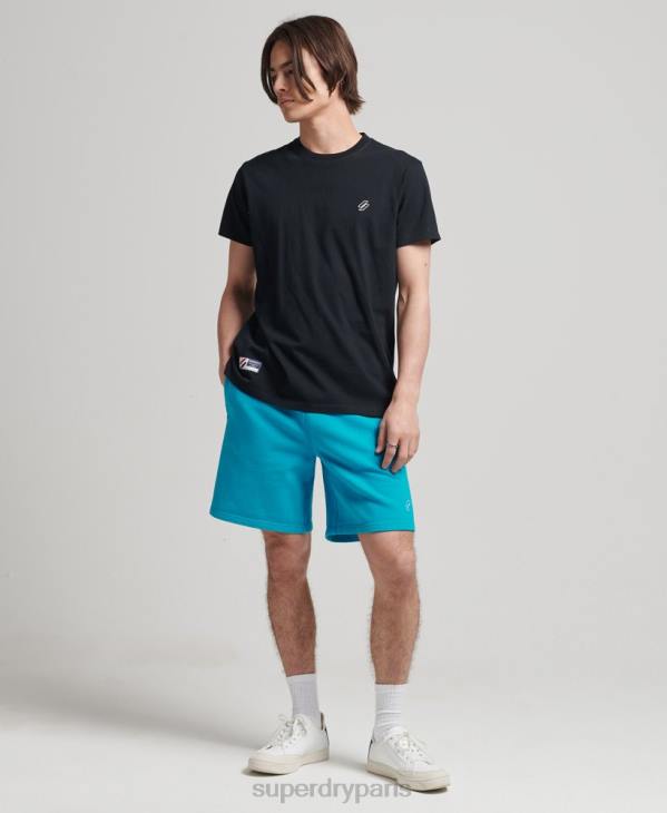 Superdry Hommes short de survêtement essentiel D64Z365 vêtements bleu