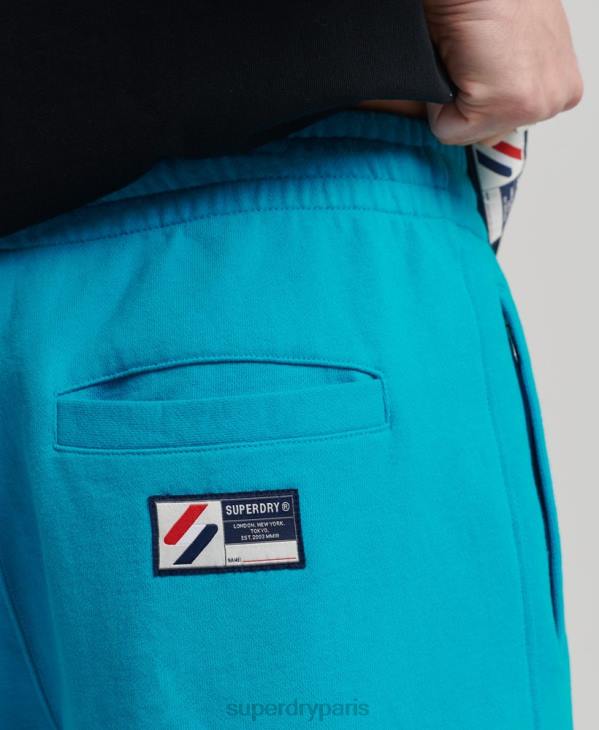 Superdry Hommes short de survêtement essentiel D64Z365 vêtements bleu