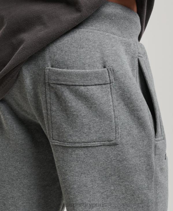 Superdry Hommes short en jersey à logo brodé D64Z261 vêtements gris