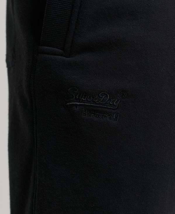 Superdry Hommes short en jersey à logo brodé D64Z276 vêtements noir