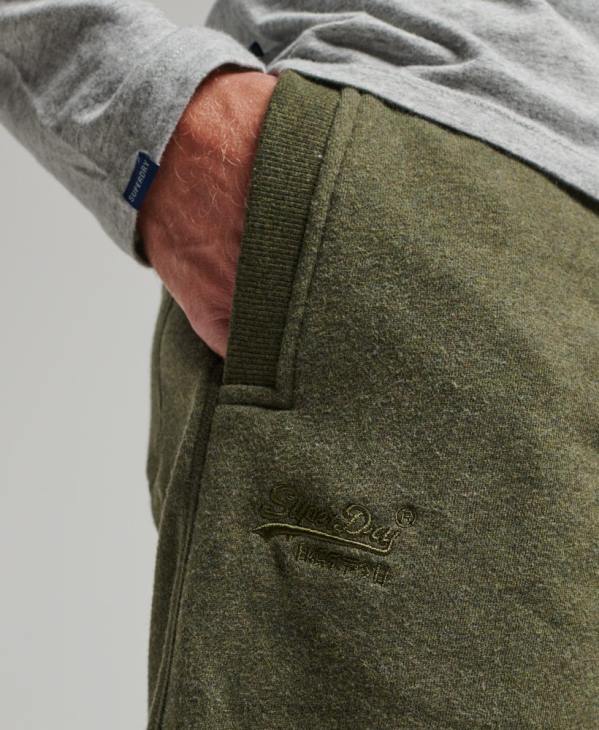 Superdry Hommes short en jersey à logo brodé D64Z289 vêtements kaki
