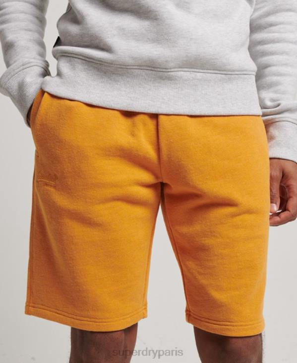 Superdry Hommes short en jersey à logo brodé D64Z304 vêtements jaune