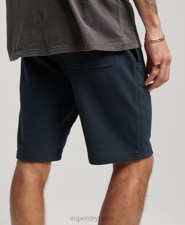 Superdry Hommes short en jersey à logo brodé D64Z324 vêtements marine